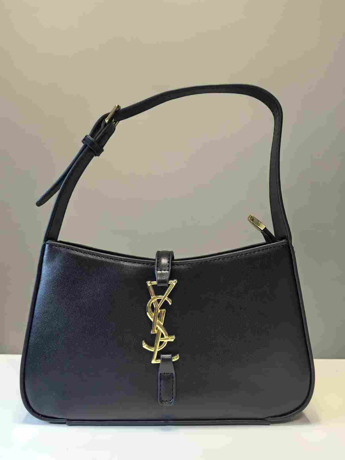 Mini Leather HandBag - Black