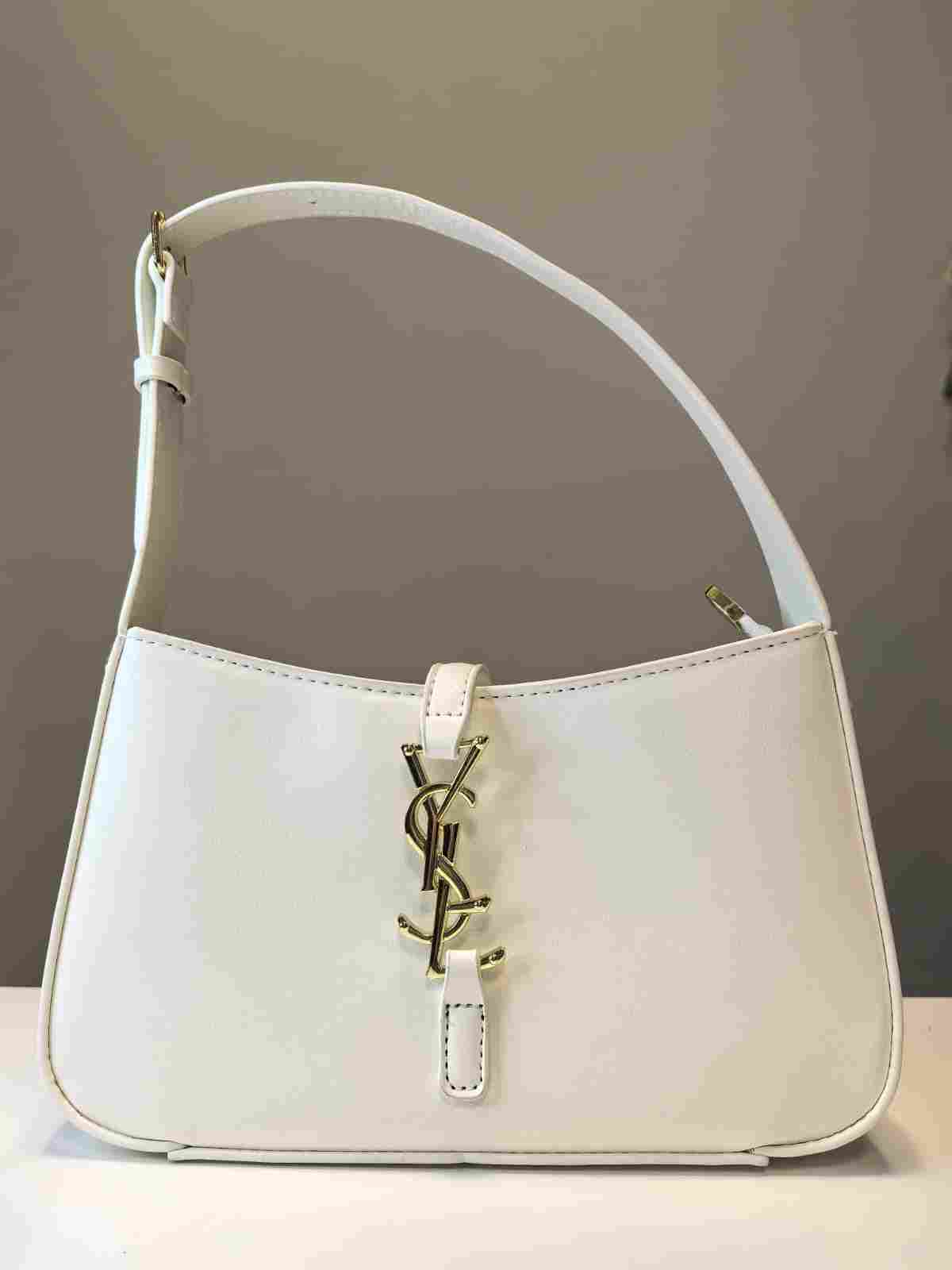 Mini Leather HandBag - White