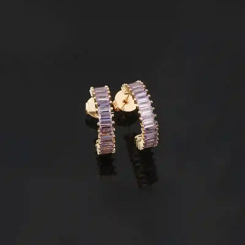 Cubic Zirconia Dainty Stud Earring