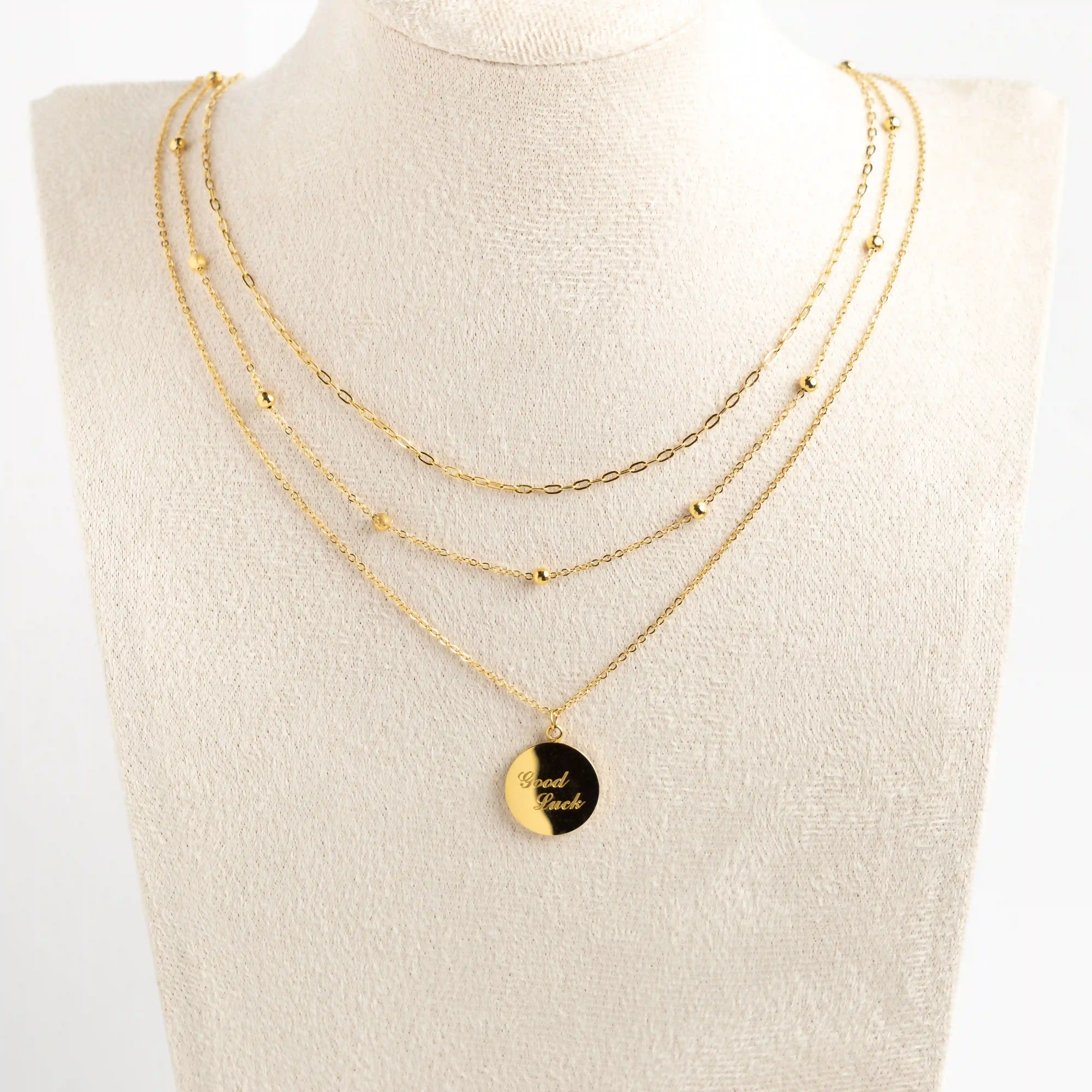 3 Layers Gold Necklace