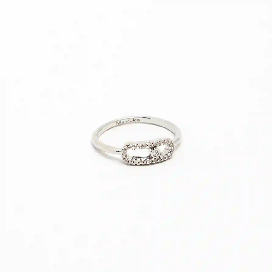 Trendy Dainty Drop Shape Jewelry Set - Silver