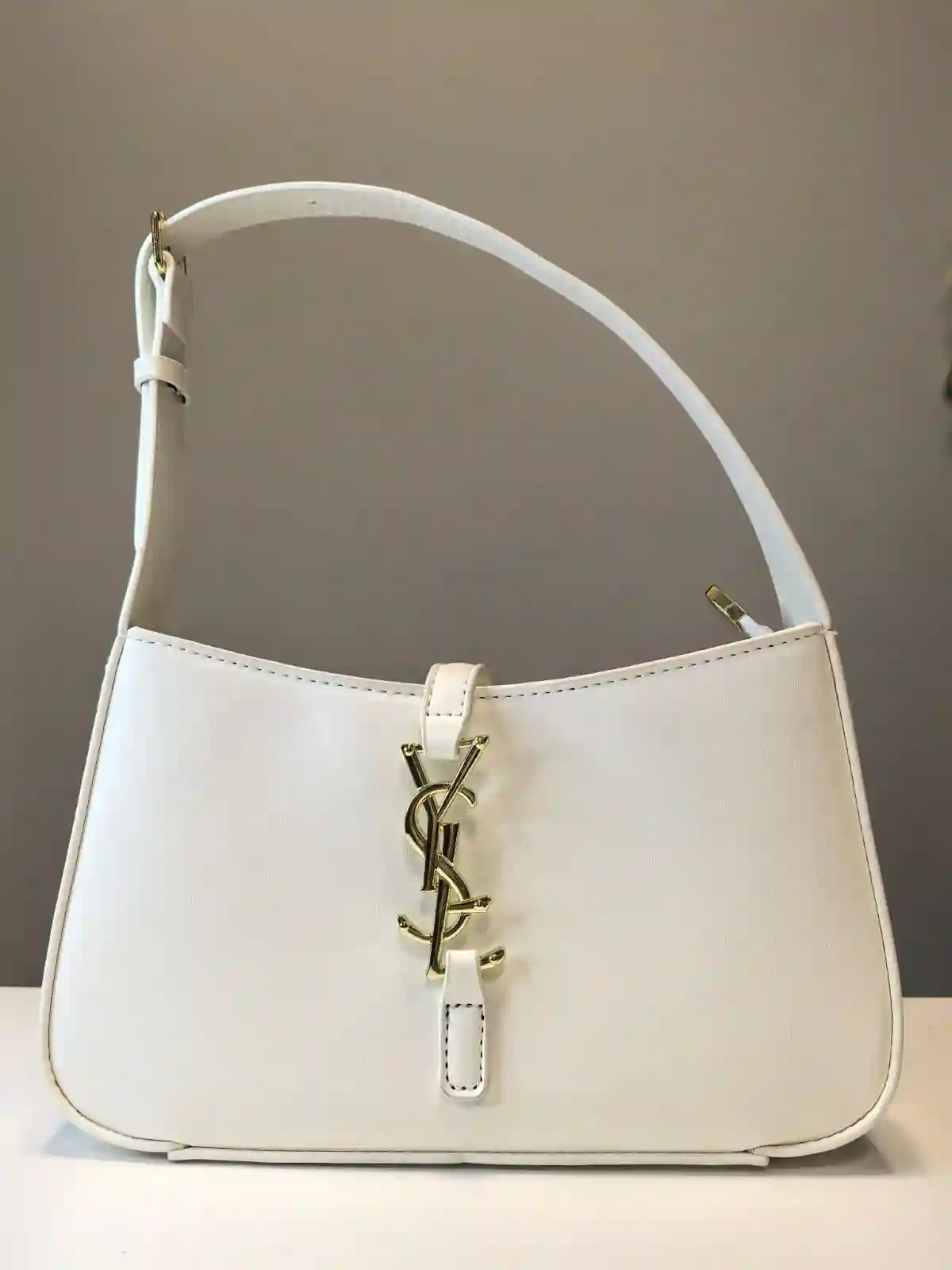 Mini Leather HandBag - White